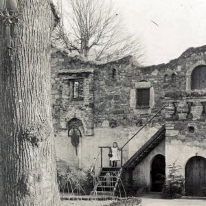 Historische Aufnahme der Ruine vor 1919